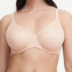 NWOT Chantelle Norah Comfort Underwire Bra - Nude Blush - 34 C